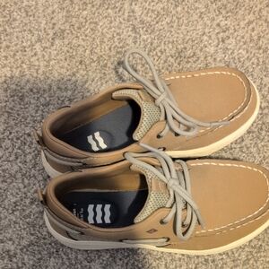 Sperry Kids Tan Boat Shoes